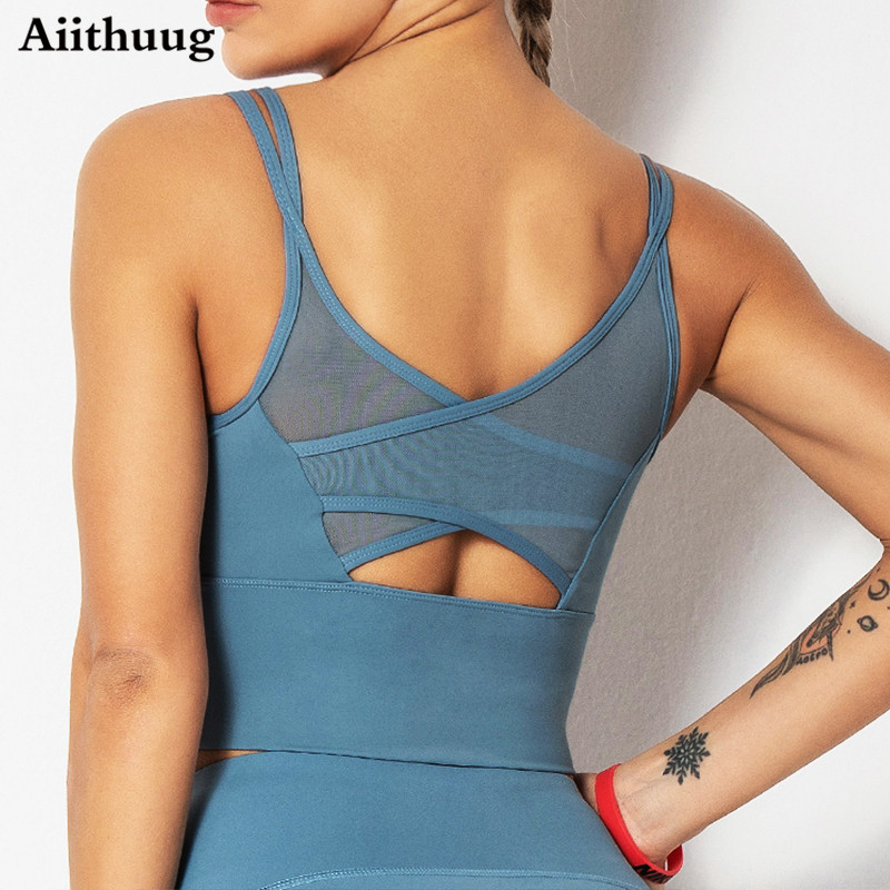 Aquatic Gym - Aiithuug-sujetadores de Yoga, camisetas deportivas para