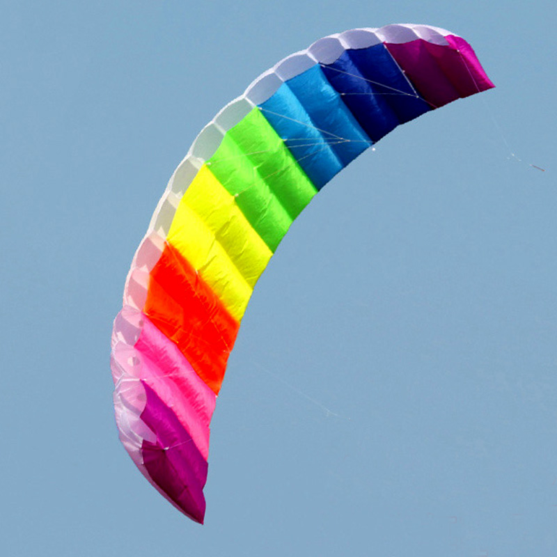 Cometa de Parafoil de doble lí - Kite Surf Bar Control reseña y precio